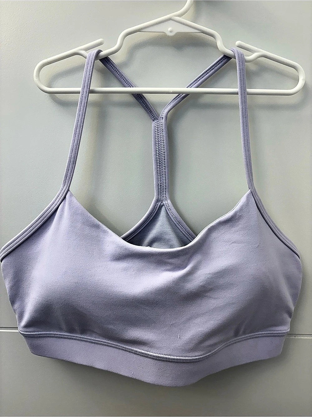 Lululemon Flow Y Bra Lavender Sports Bra Size 10